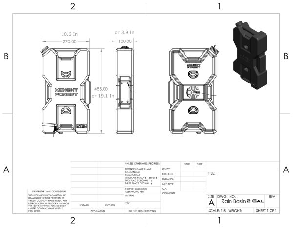 Rain Basin 2 Gallon Kit - Image 7